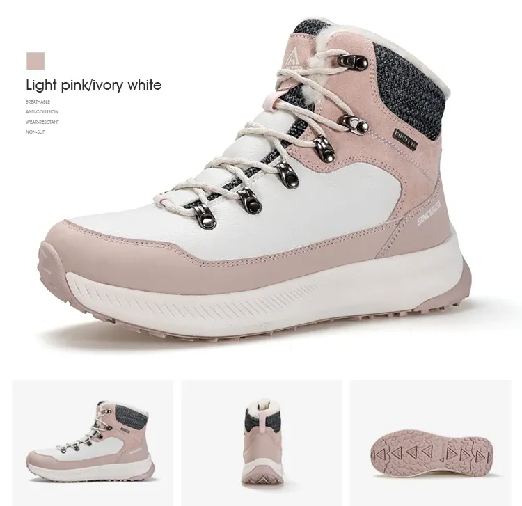 HUMTTO Damen-Winter-Trekkingschuh mit Wärmefutter