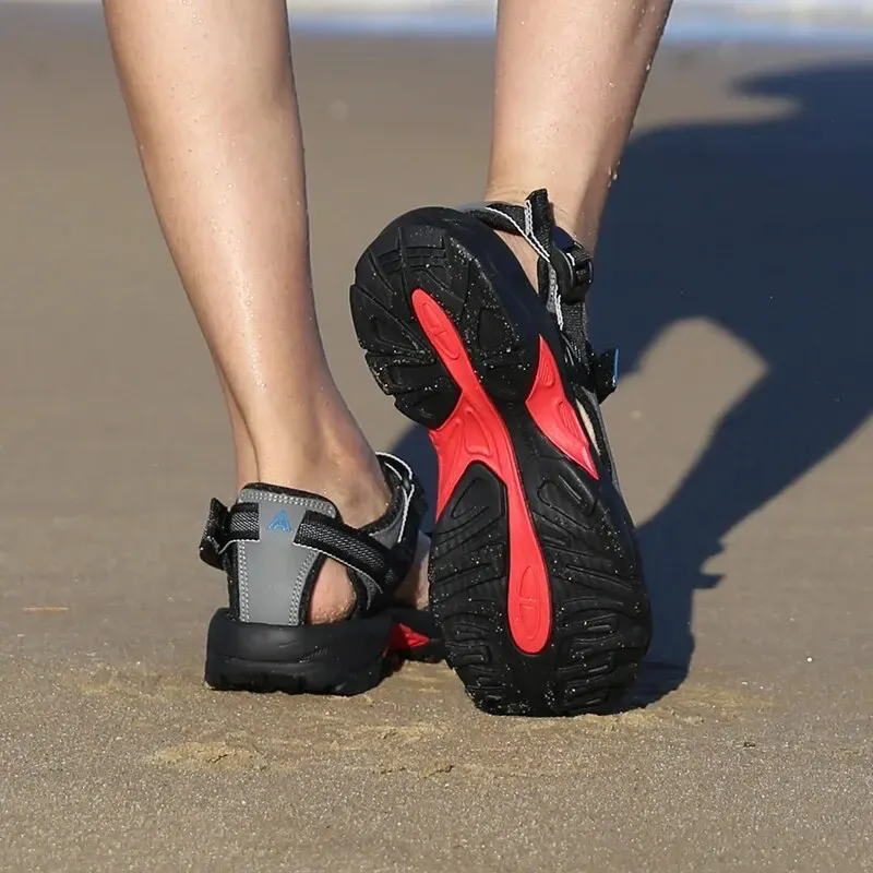 HUMTTO Herren-Hybridsandalen für Sommer, Wasser und Trail