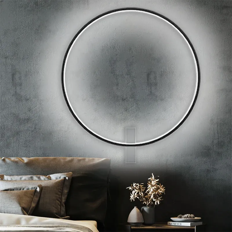 Moderne LED-Wandleuchte mit Fernbedienung und Farbtemperaturwechsel