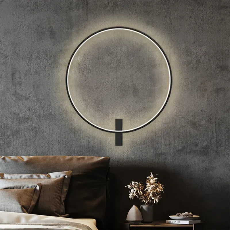 Moderne LED-Wandleuchte mit Fernbedienung und Farbtemperaturwechsel