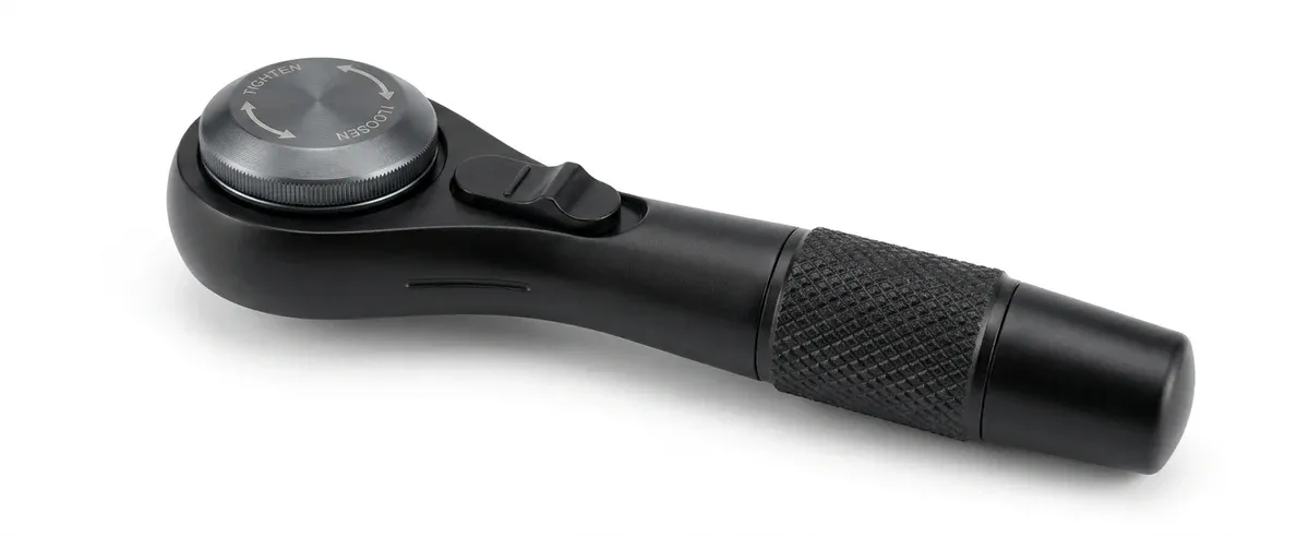 Galacok Ratschen-Schrauberset mit schwarzem Griff