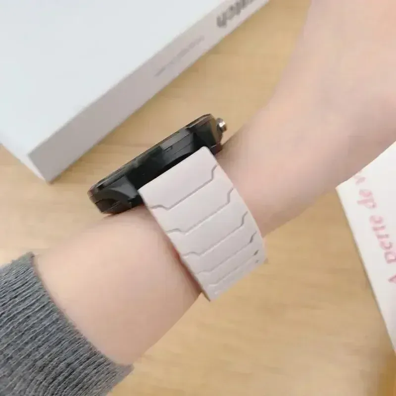 North Edge 22-mm Magnet-Silikonarmband für APACHE-46