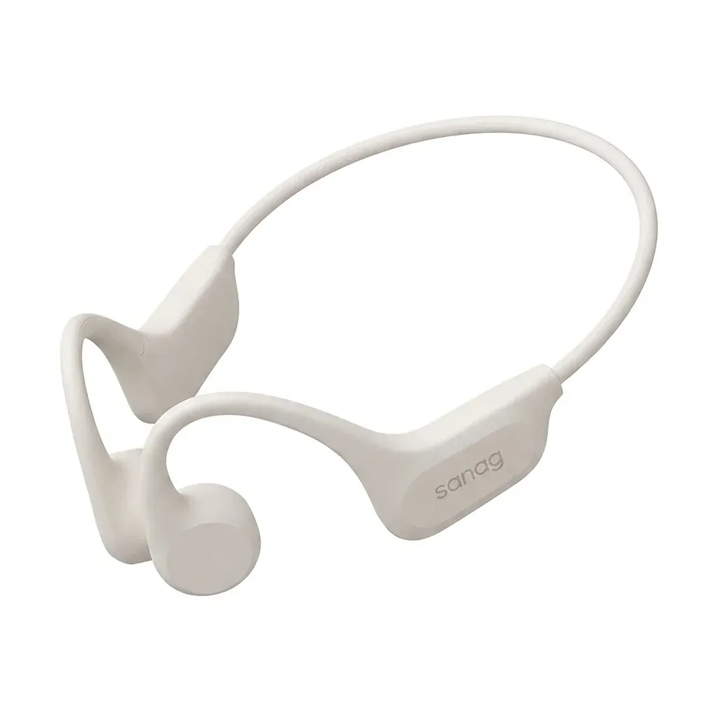 Sanag B60S weiße Knochenleitungs-Kopfhörer