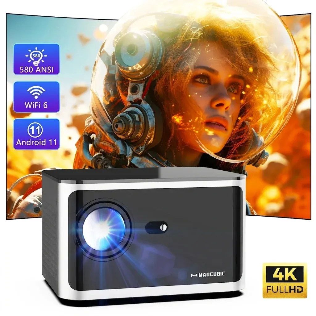 Magcubic HY350 Pro Heimkino-Projektor schwarz