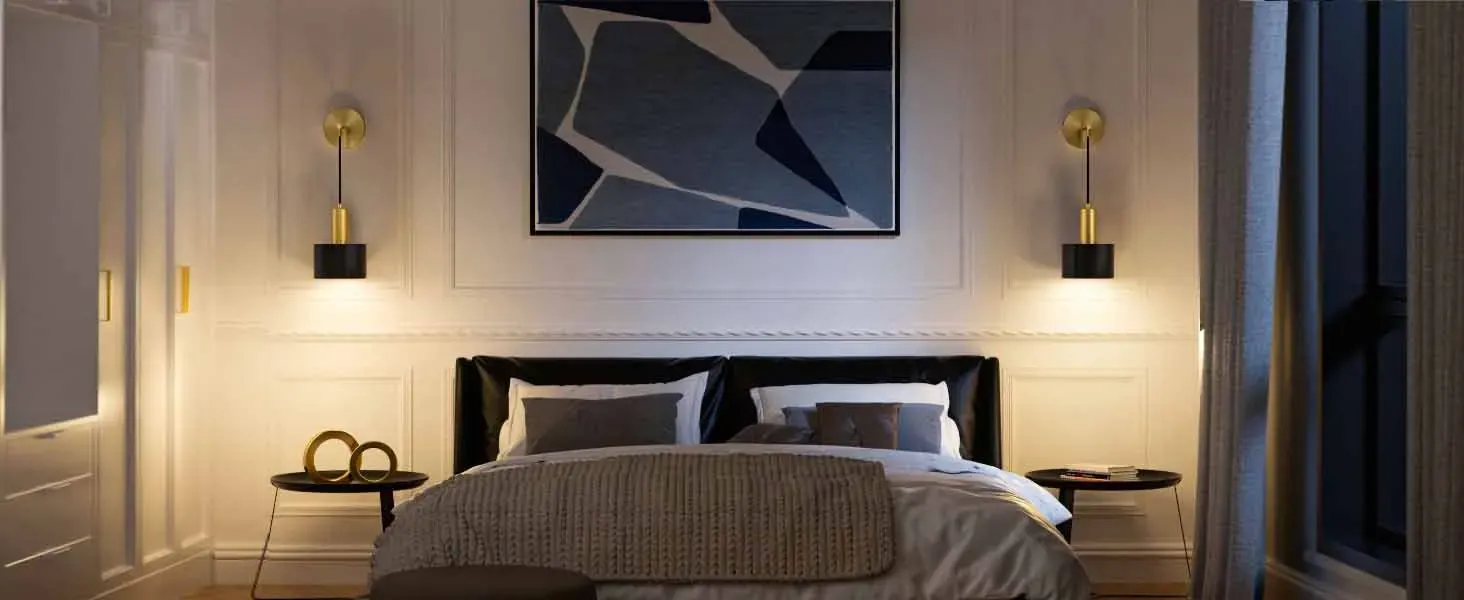 Wiederaufladbare RGB-Wandlampe mit Fernbedienung