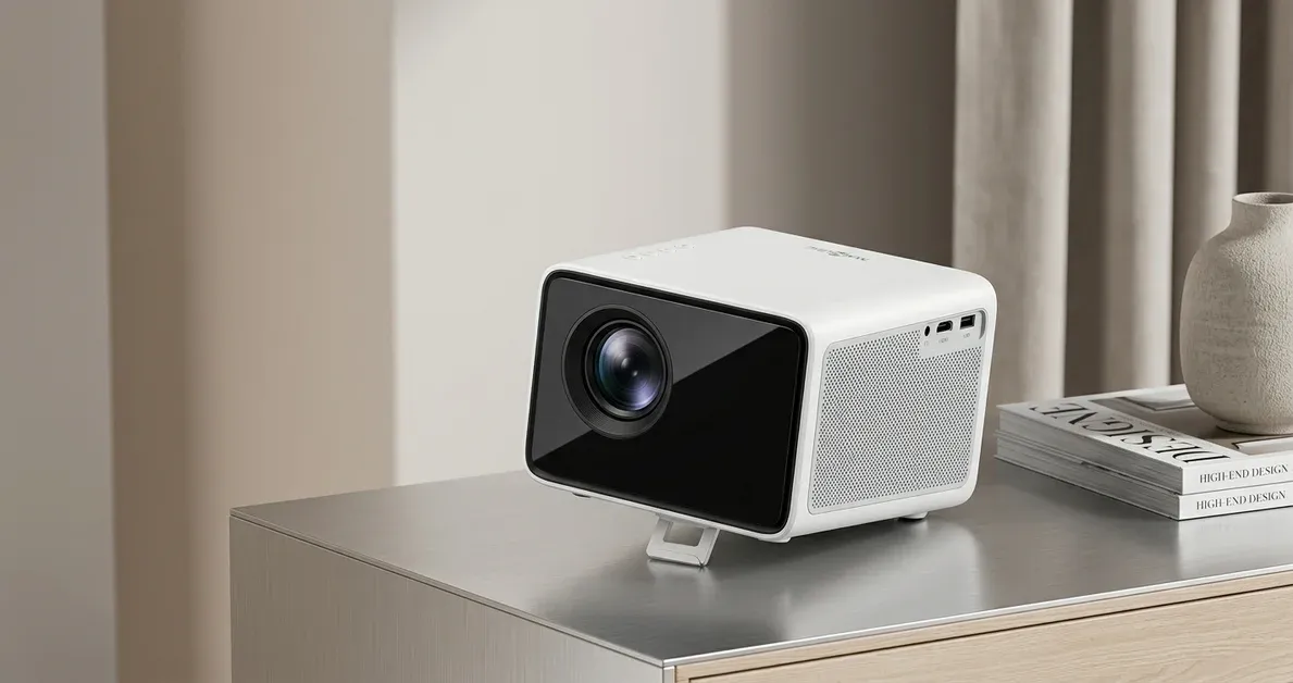 Magcubic HY350Max Mini-Projektor frontal schräg