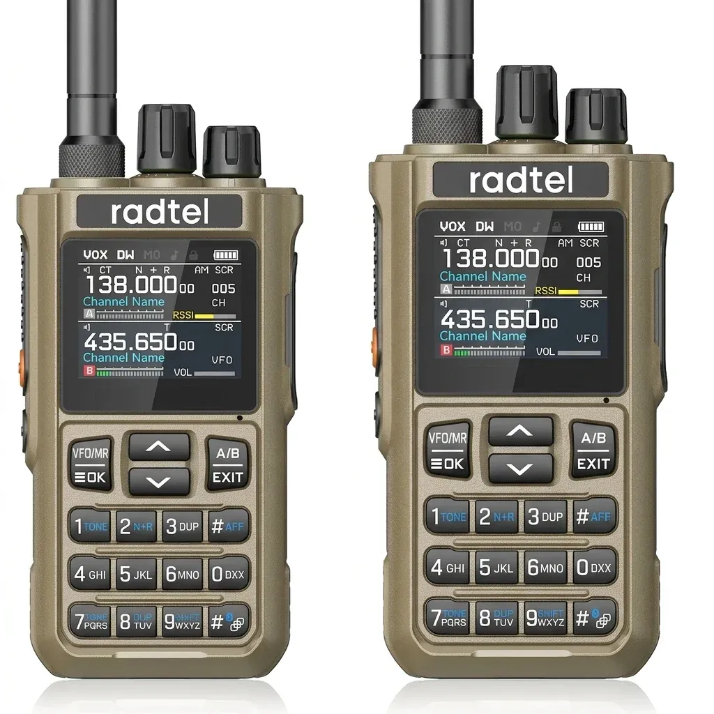 Radtel RT-900 Mehrband-Handfunkgerät braun