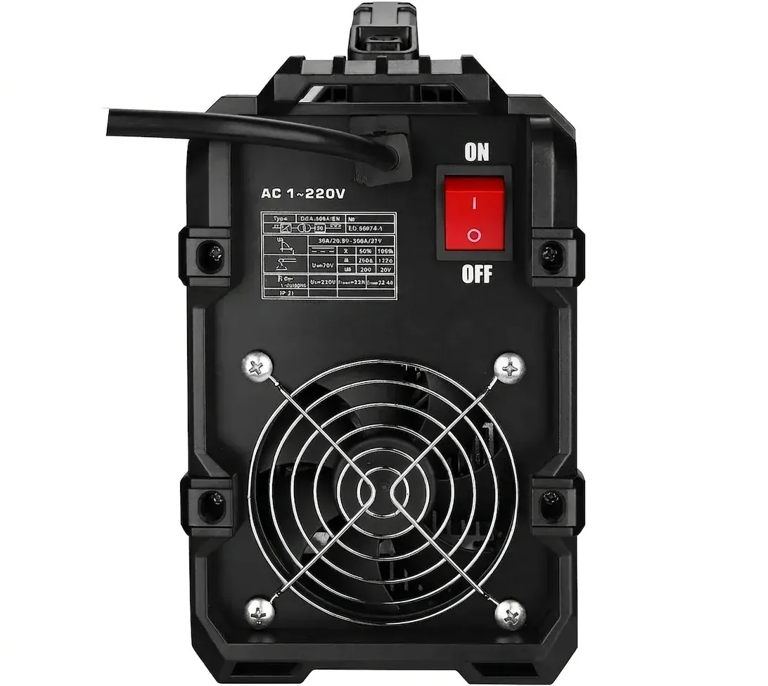 DEKO MMA 200A Schweißgerät Rückseite