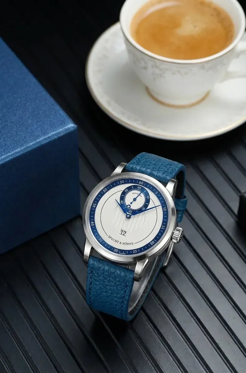 שעון Specht & Söhne כחול לבן