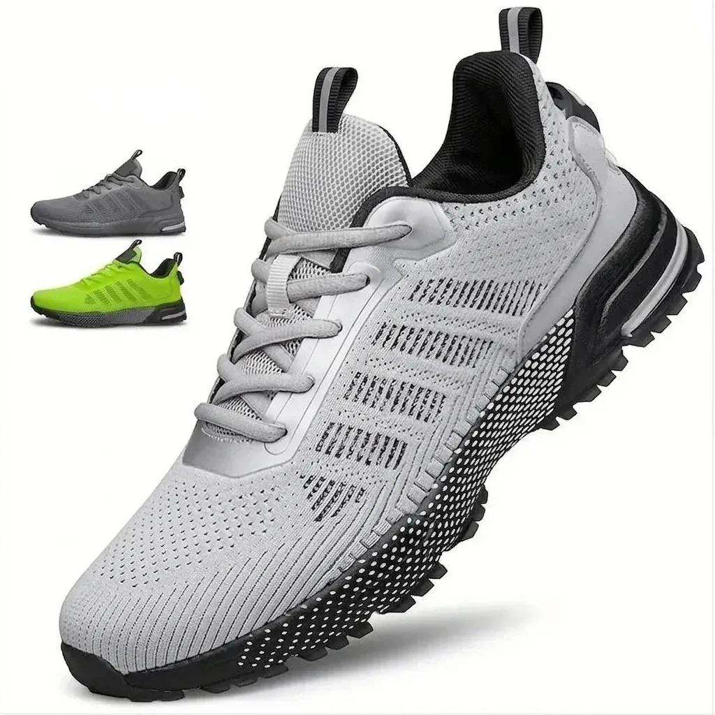 Leichter Herren-Strick-Sneaker mit Gripsohle