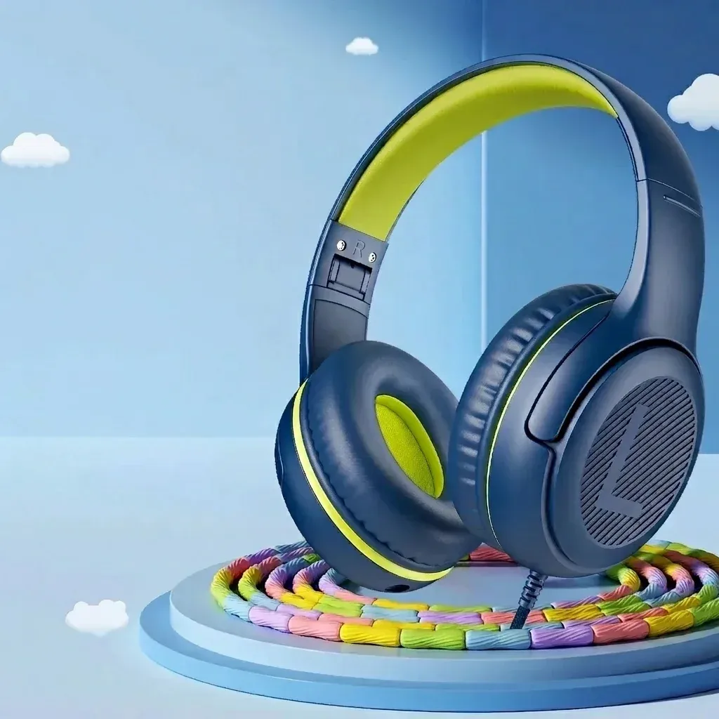 AWATRUE AT2 Kinder-Over-Ear-Headset mit Mikrofon