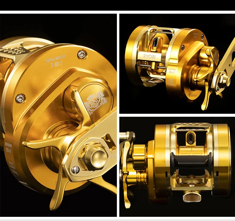 RYOBI VARIUS Metall-Baitcastrolle für Light Jigging