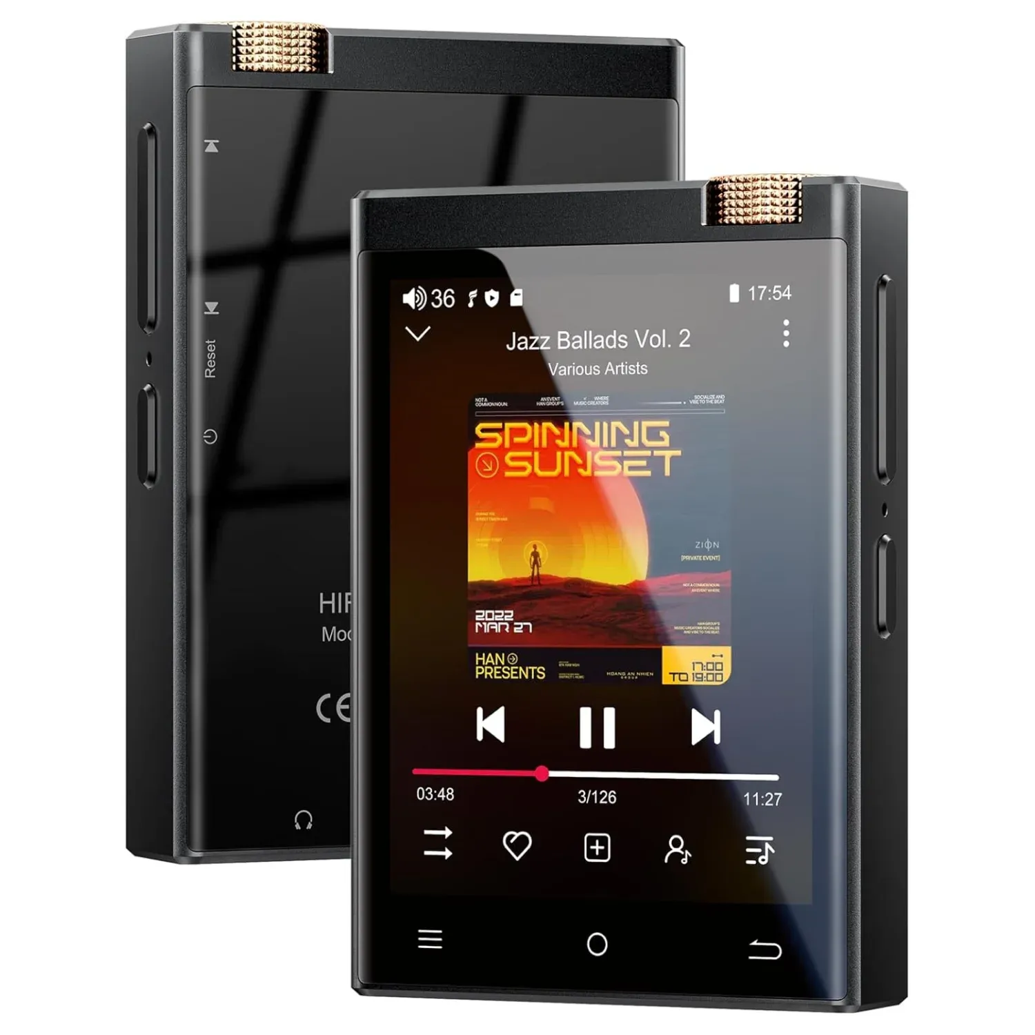 Oilsky M308 Hi-Fi DAP mit Bluetooth und WLAN