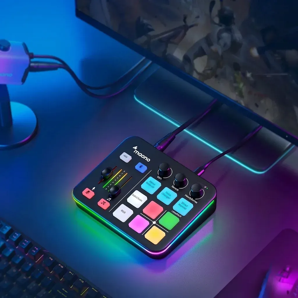 MAONO G1 NEO Audio-Mixer mit RGB