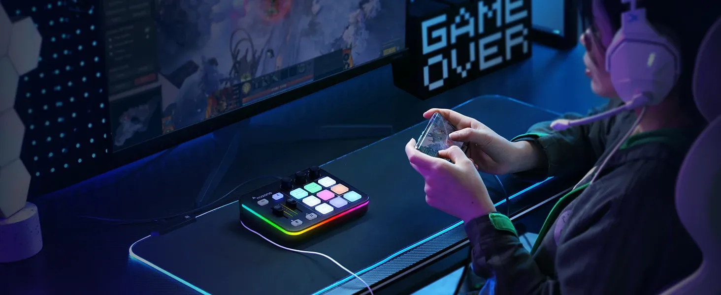 MAONO G1 NEO Audio-Mixer für Gaming und Streaming