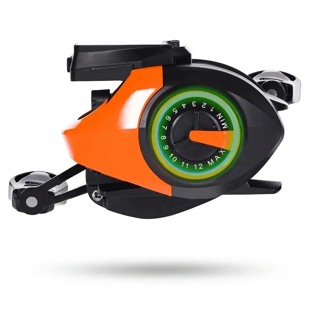 SAMOLLA Baitcast-Rolle mit LED-Display