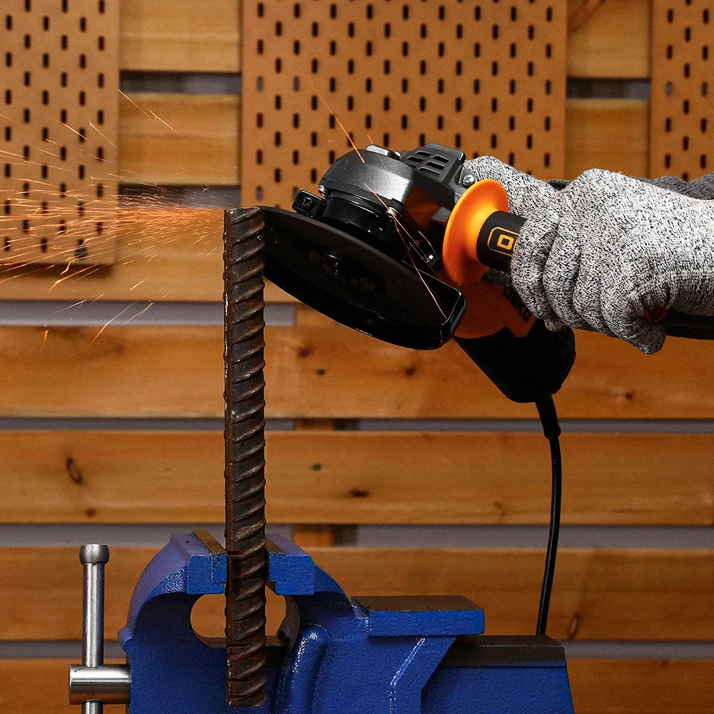 DEKO Netz-Winkelschleifer 115 mm, 800 W für präzise Trenn- und Schleifarbeiten