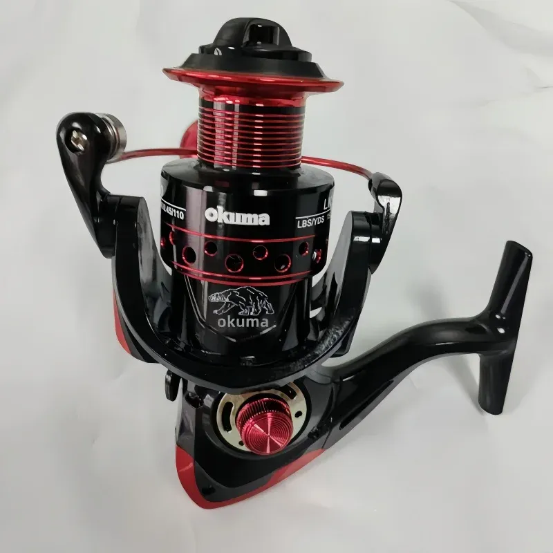 Okuma Vollmetall-Spinnrolle LKS 2000–7000