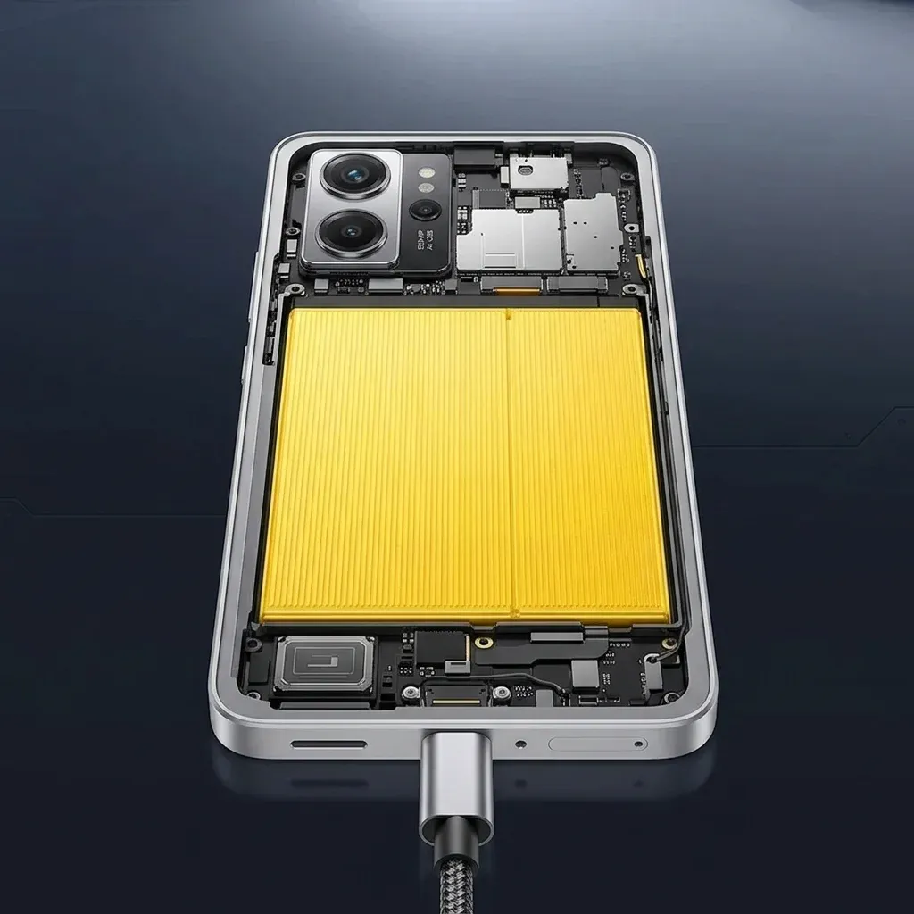 POCO F7 5G Smartphone auf Weiß