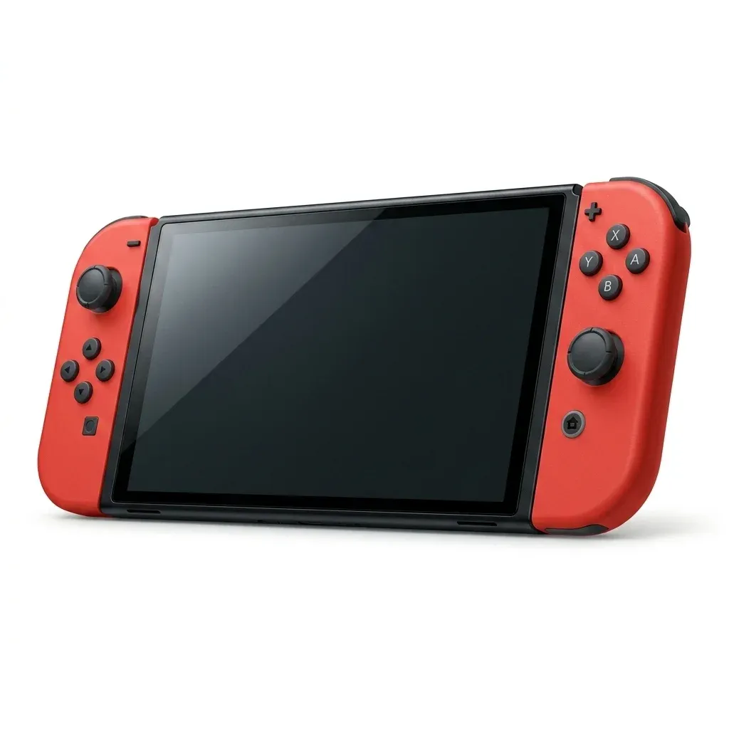 Nintendo Switch OLED mit roten Joy-Cons