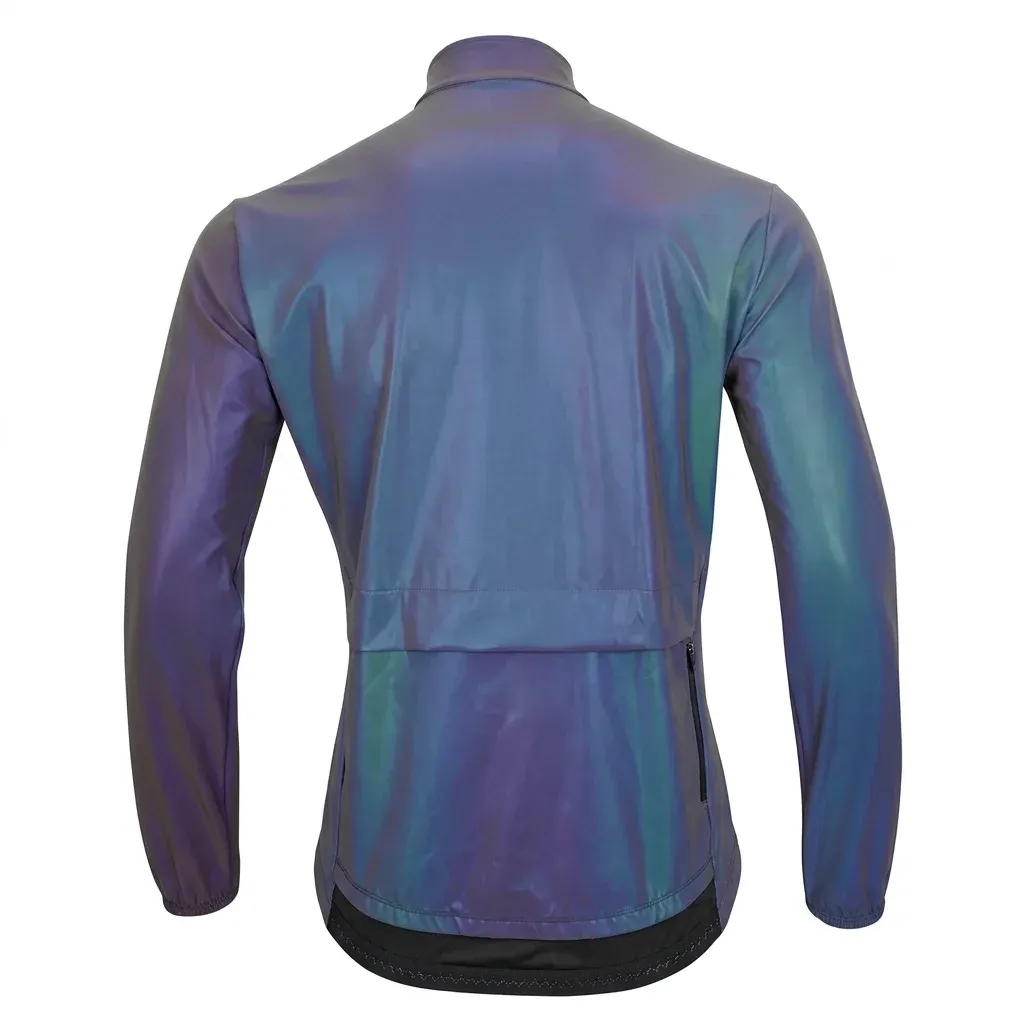 Reflektierende Winter-Radjacke mit Windschutz
