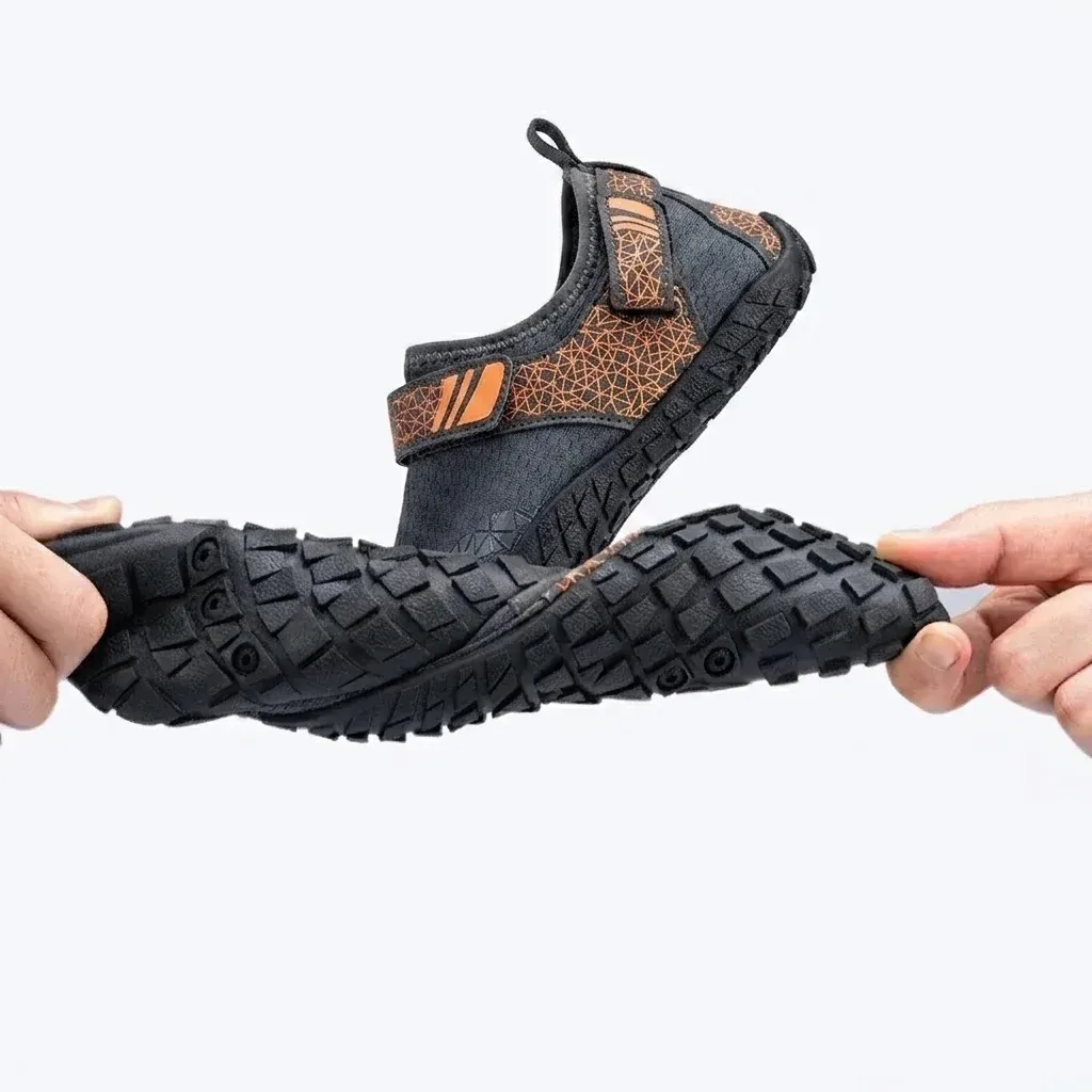 Naturehike Wasserschuh grau orange Gripsohle