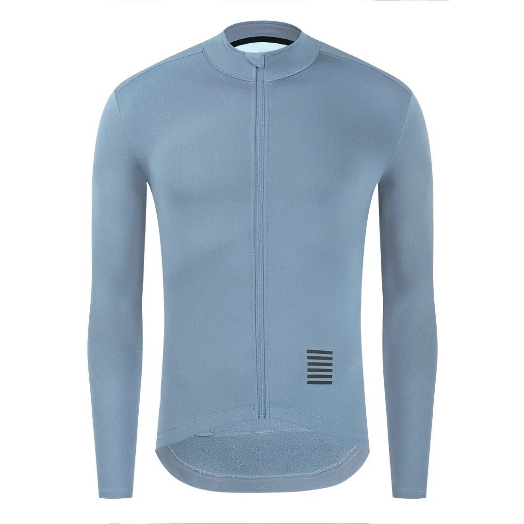 YKYWBIKE Thermo-Radtrikot mit Fleece für Herbst und Winter