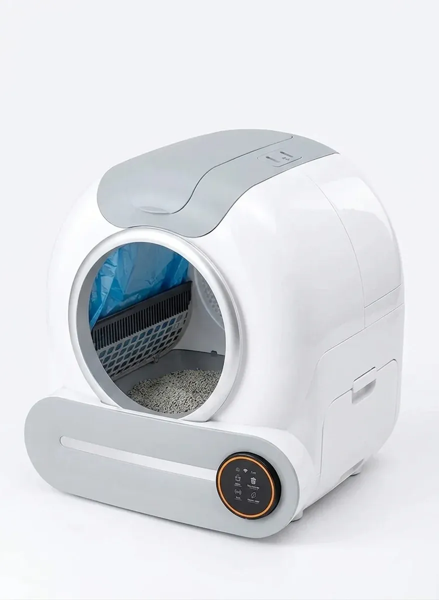 Vollautomatische Smart-Katzentoilette mit App-Steuerung