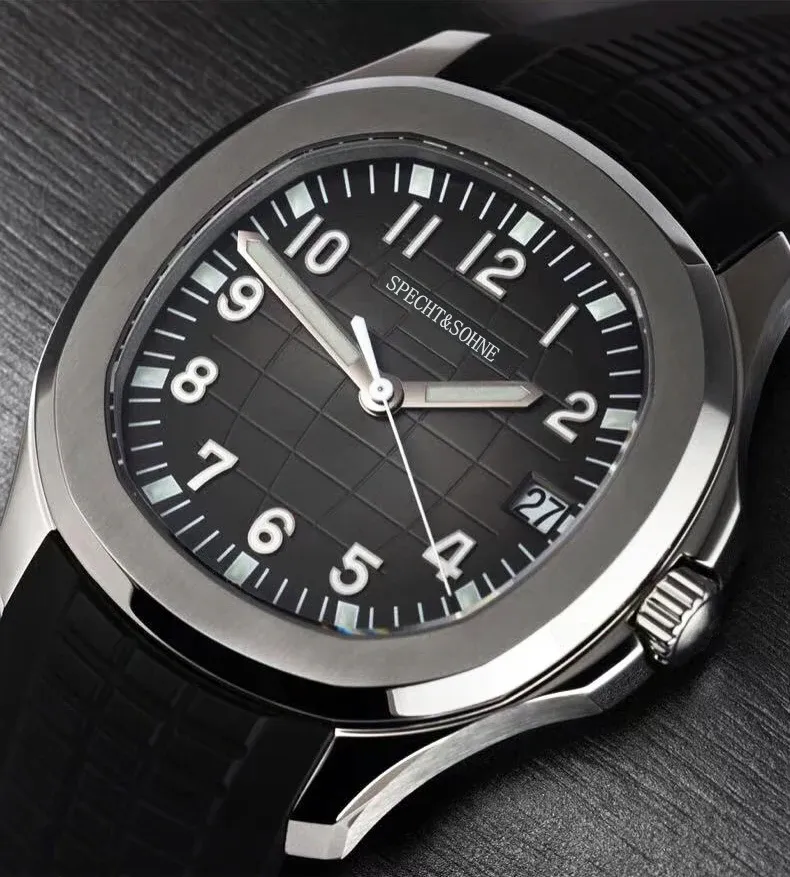 Specht & Söhne Automatik-Sportuhr mit Saphirglas und Kalender