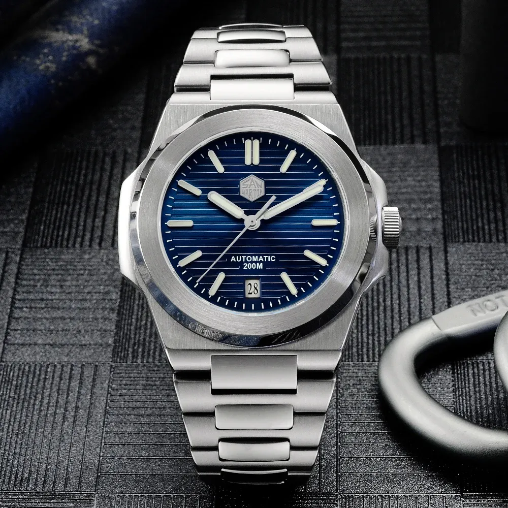 San Martin SN0076-G V2 42-mm Automatik-Taucheruhr mit Saphirglas