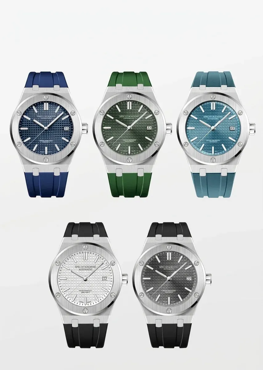 Luxuriöse automatische Sportuhr aus Edelstahl