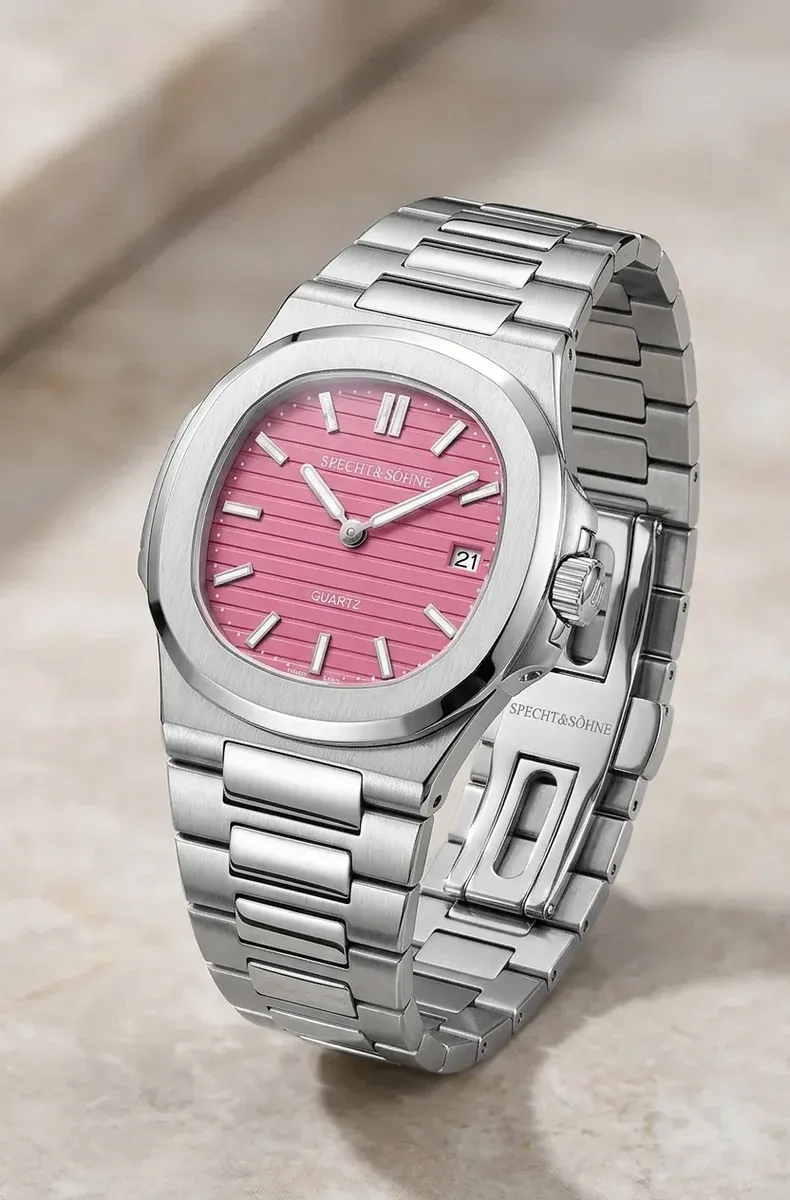Rosa Specht & Söhne Quarzuhr aus Stahl