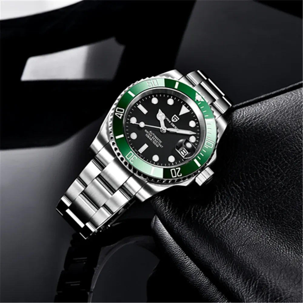 PAGANI DESIGN PD1661 Automatik-Taucheruhr 40 mm mit Saphirglas