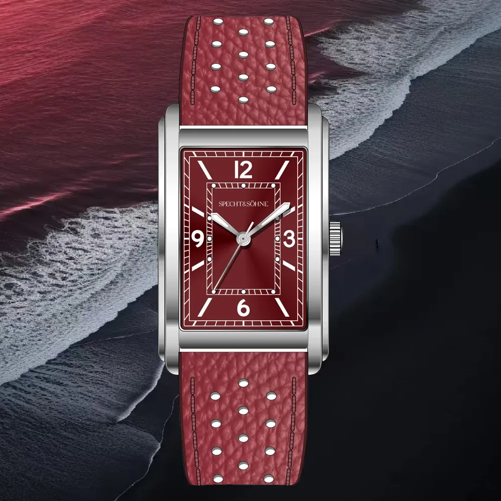 TACTO Herren-Quarzuhr mit Saphirglas und Roman-Ziffern