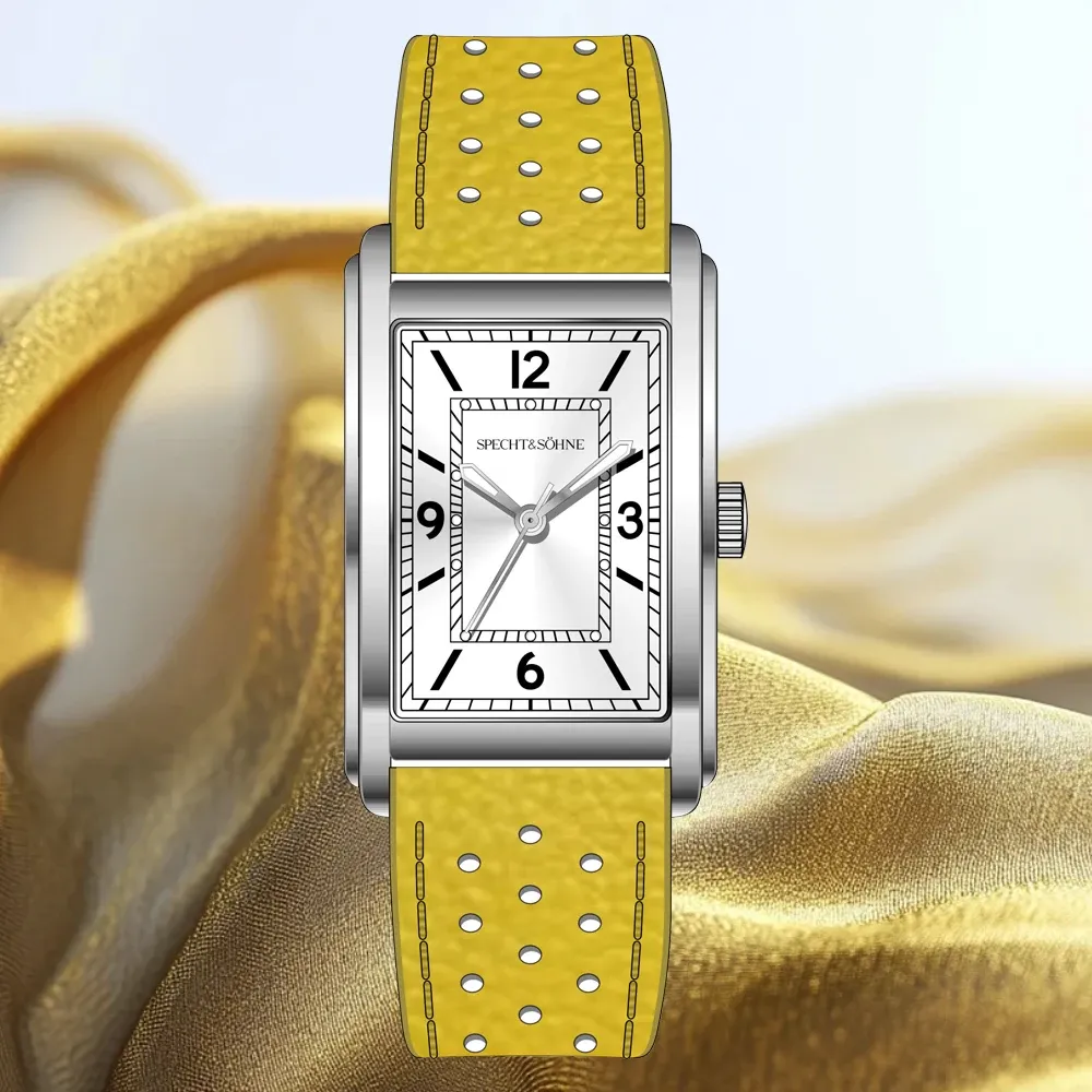 TACTO Herren-Quarzuhr mit Saphirglas und Roman-Ziffern