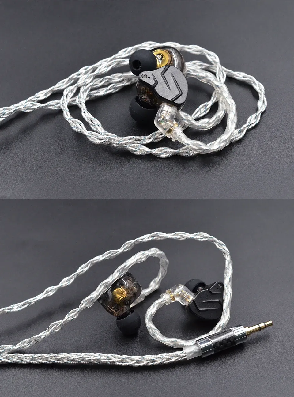 KZ 8-Core Upgrade-Kabel für 2-Pin-In-Ears