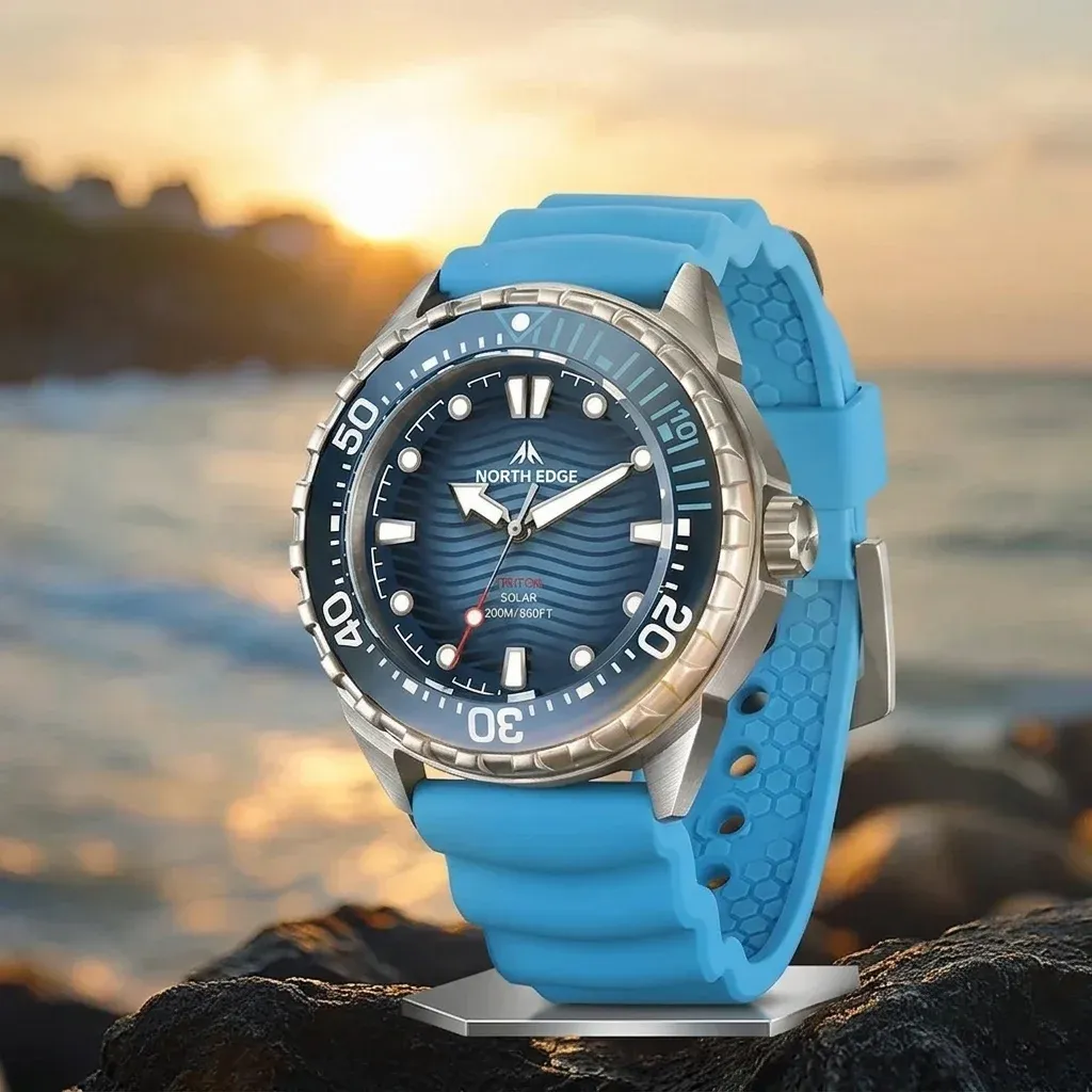 North Edge Triton Solar-Diveruhr Herren