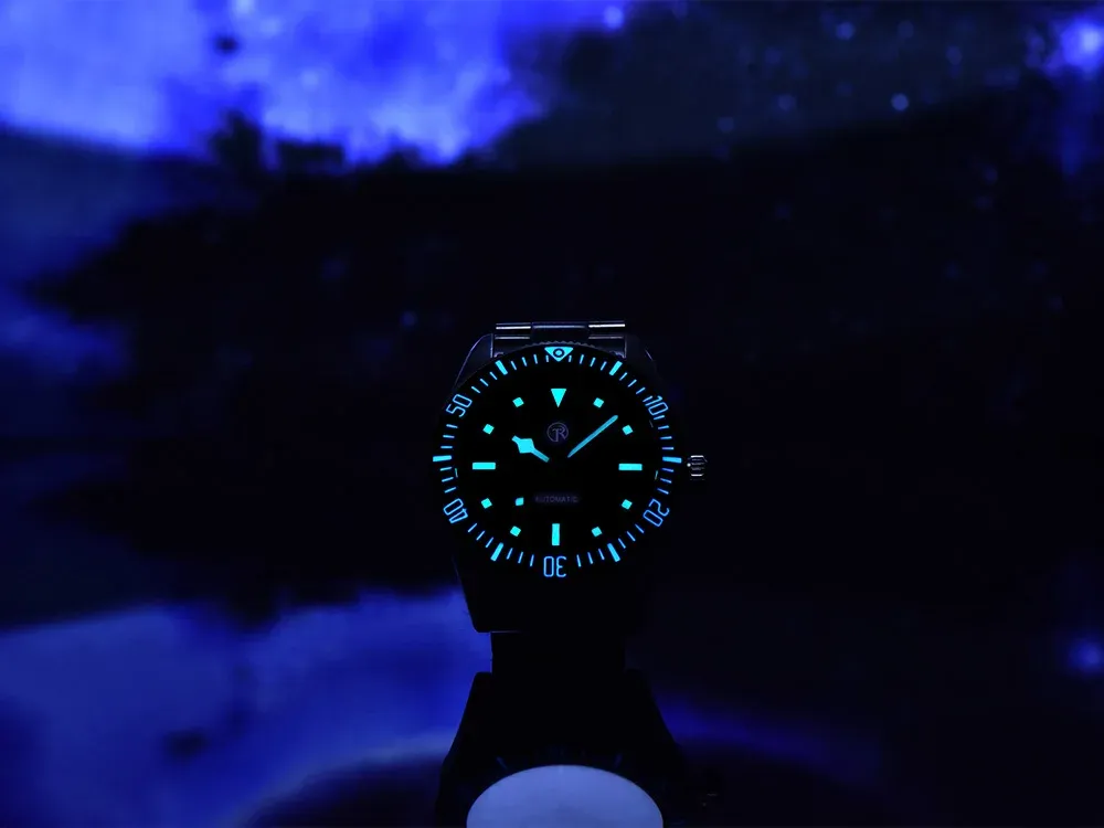 Rollstimi Automatikuhr für Herren mit Saphirglas und 10 Bar