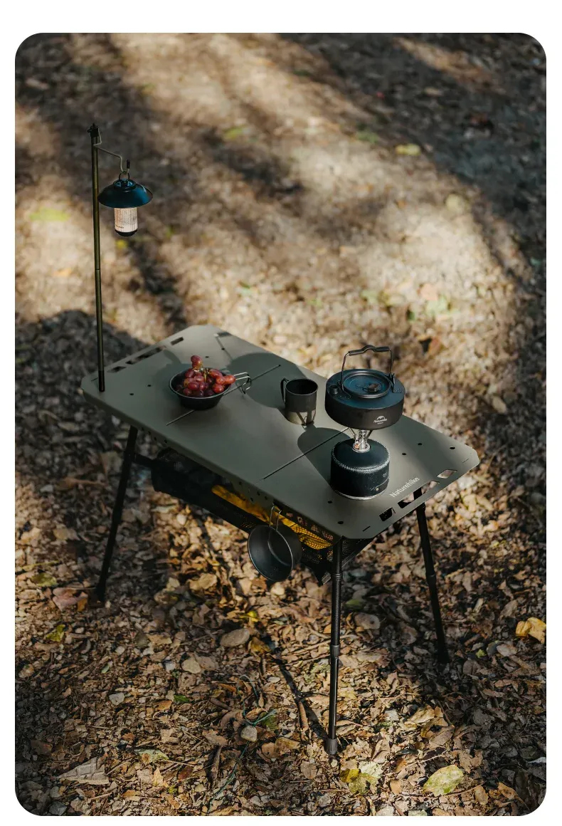 Naturehike höhenverstellbarer IGT Outdoor-Tisch aus Aluminium