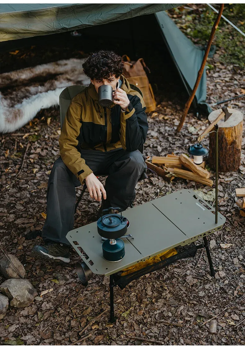 Naturehike höhenverstellbarer IGT Outdoor-Tisch aus Aluminium