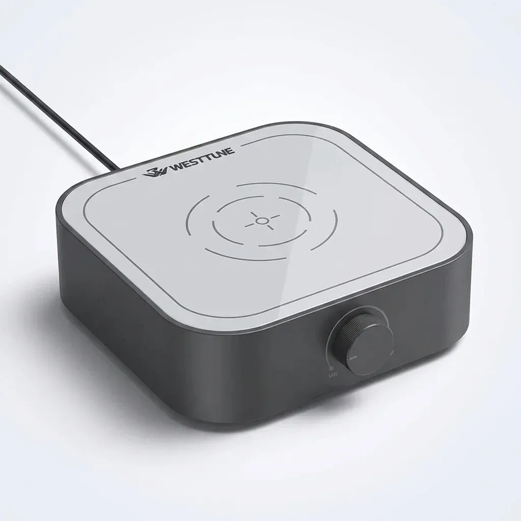 WESTTUNE Akku-Magnetrührer auf weißem Hintergrund