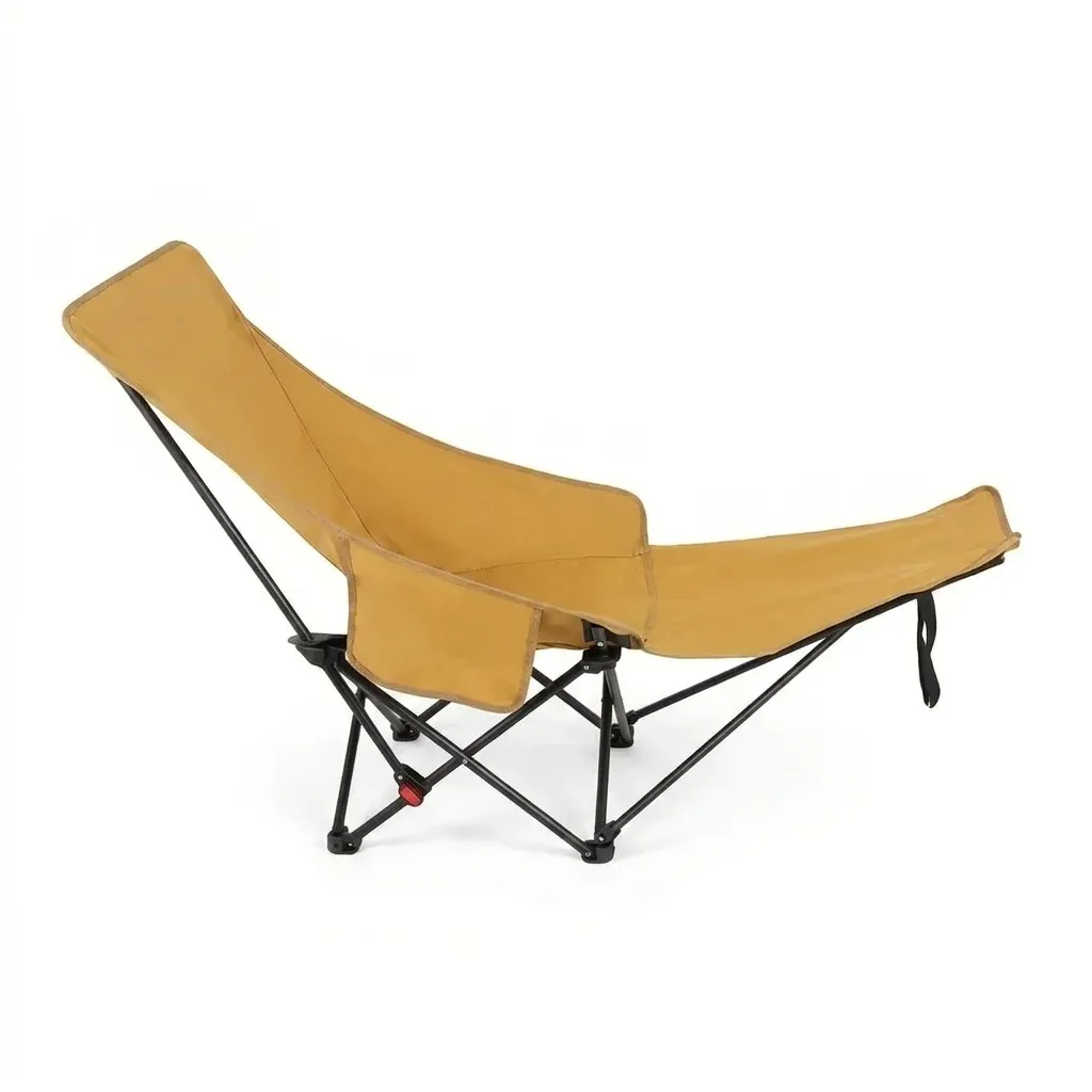 Verstellbarer Moonchair mit Stahlrahmen seitlich