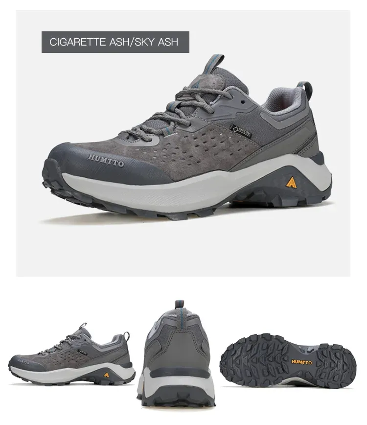 HUMTTO Damen-Hikingschuhe aus Leder mit atmungsaktivem Komfort