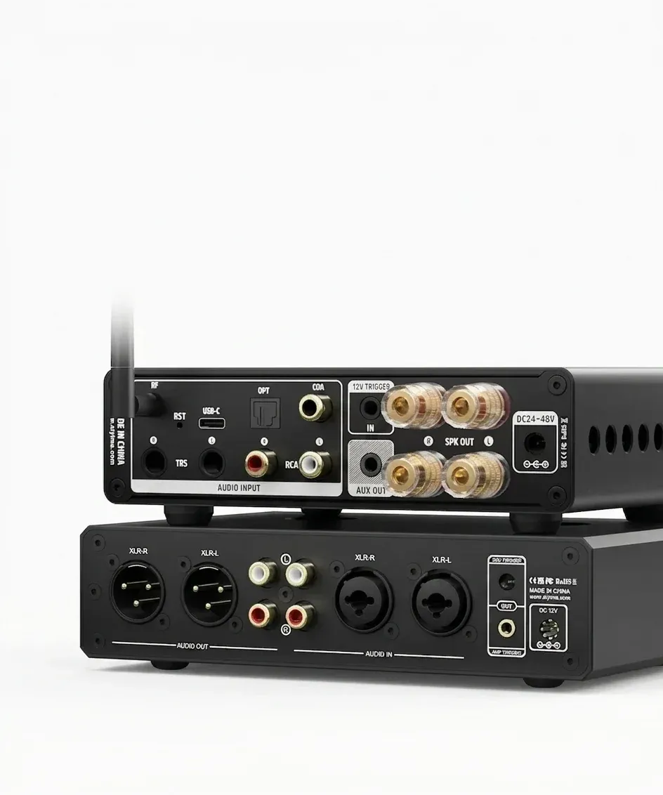 AIYIMA A80 Bluetooth-DAC-Verstärker Rückseite