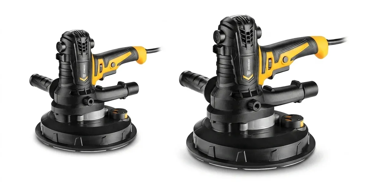 משייפת קירות DEKO שחור צהוב מקצועית