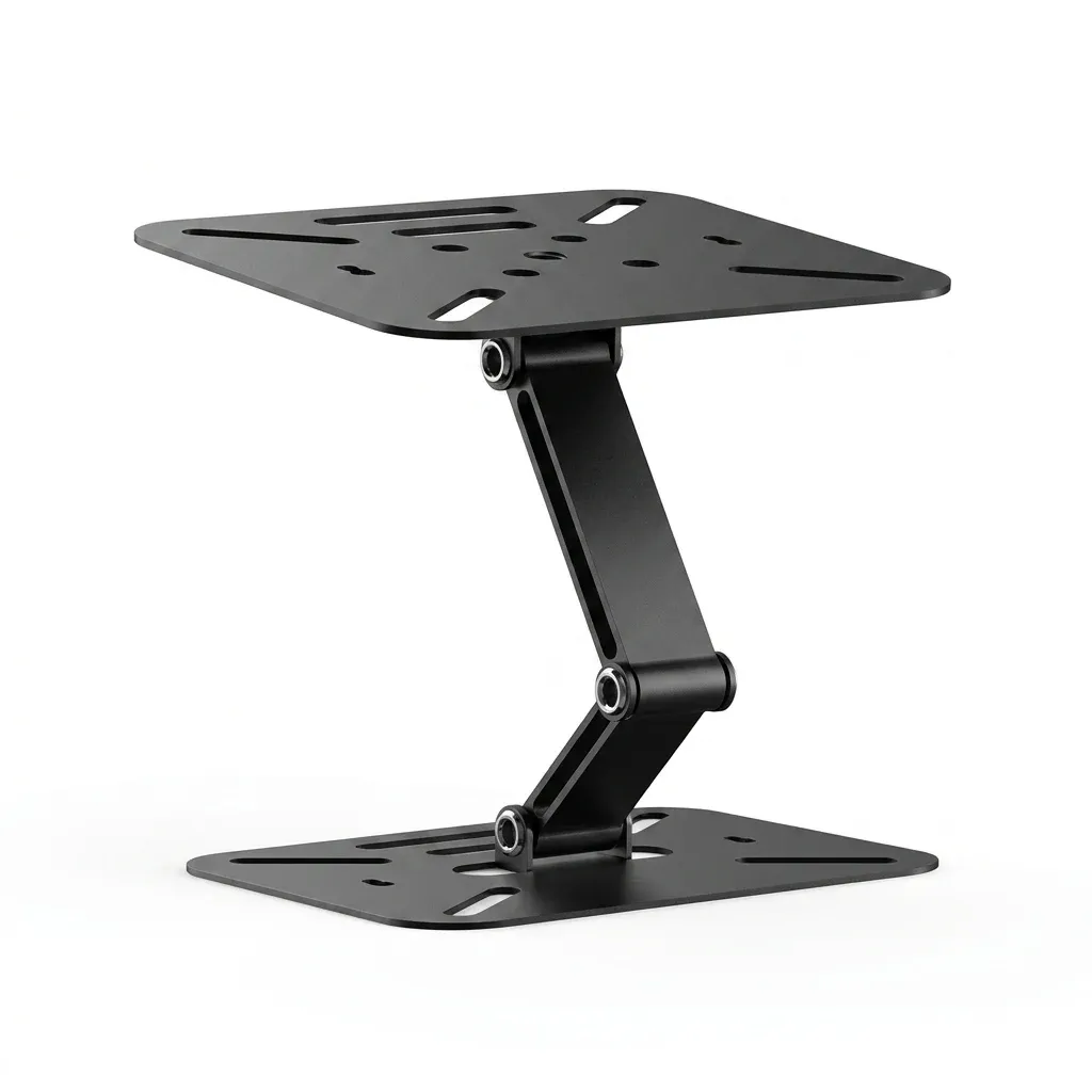 Schwarze Projektorhalterung aus Aluminium