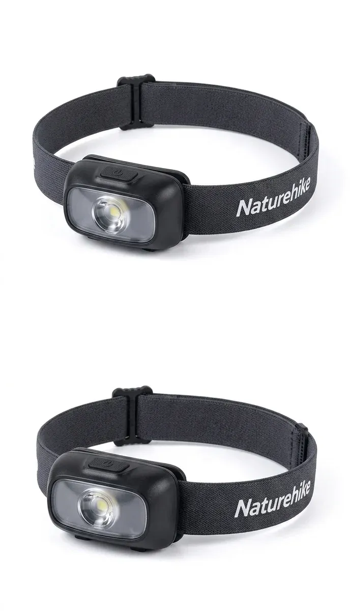 Naturehike USB-Stirnlampe auf weißem Hintergrund