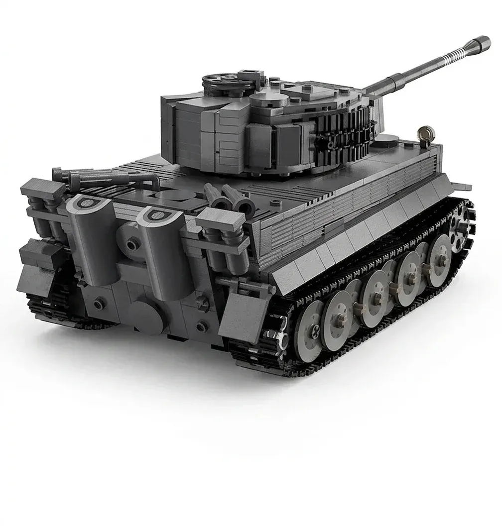 CaDA RC Tiger Panzer Klemmbaustein Modell