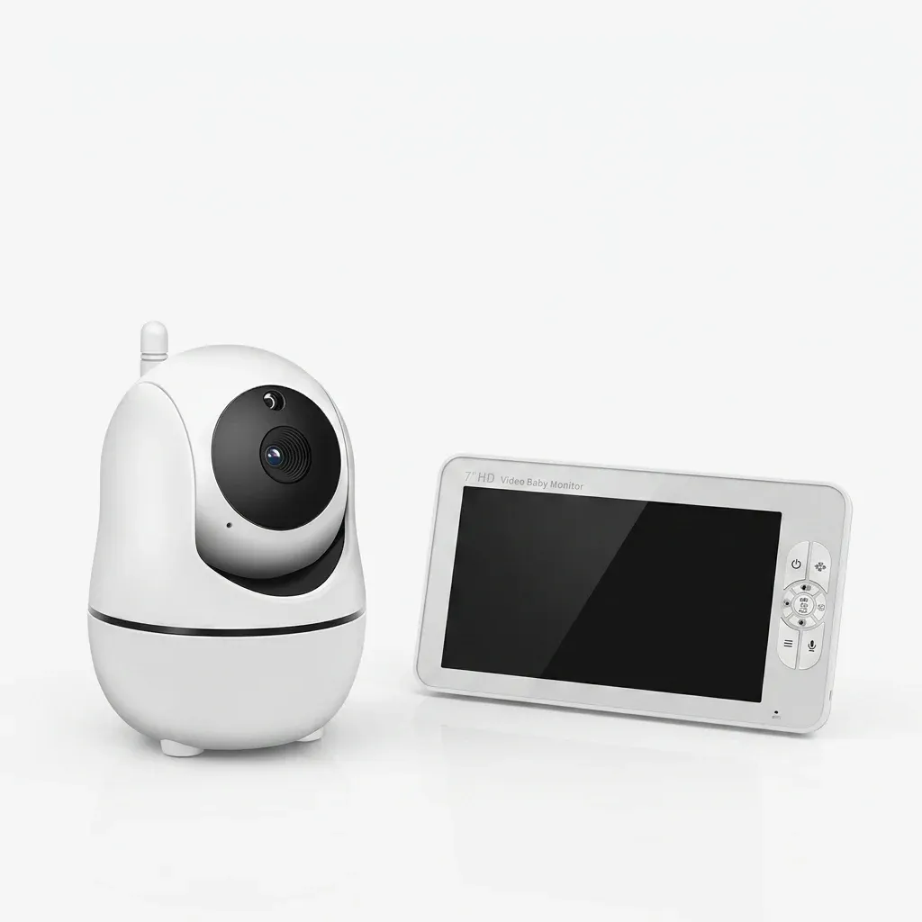 Babyphone mit Kamera und Temperaturanzeige