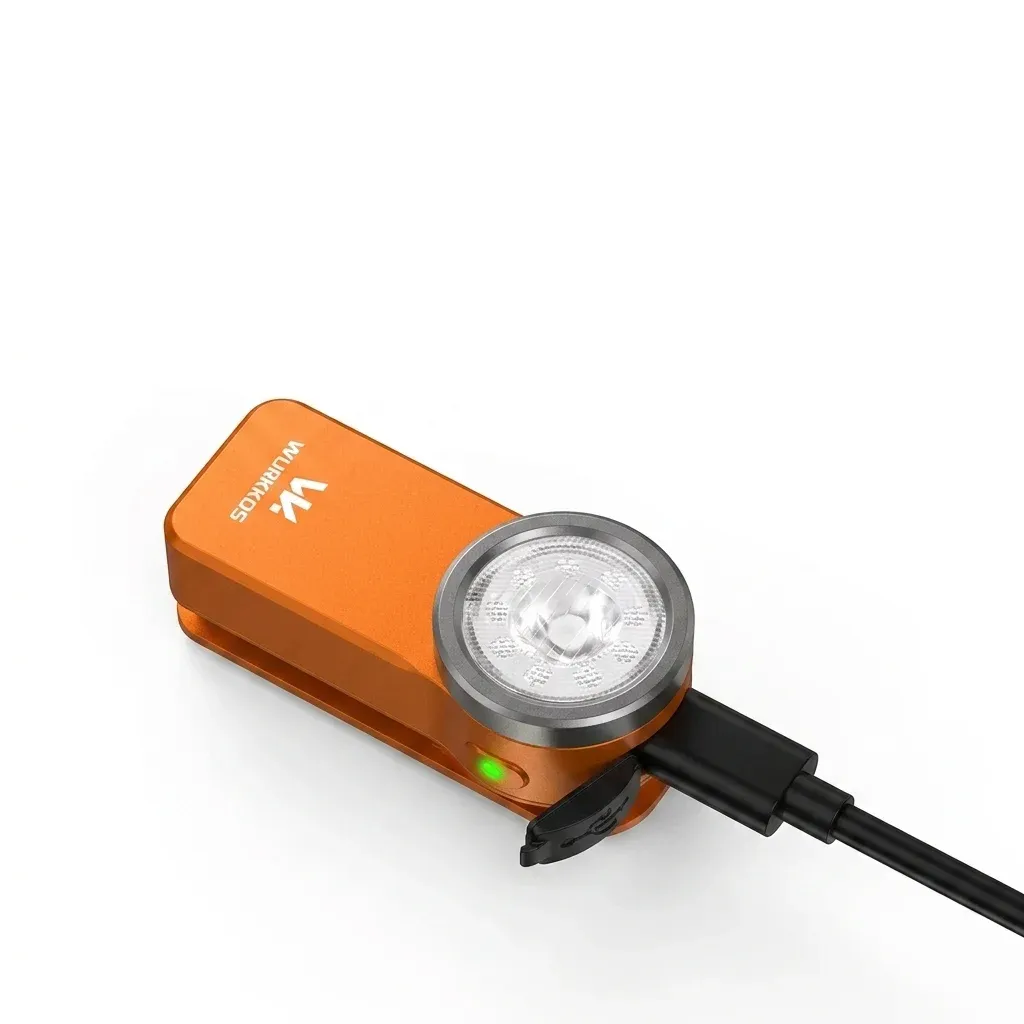 פנס קליפ כתום Wurkkos HD03 נטען